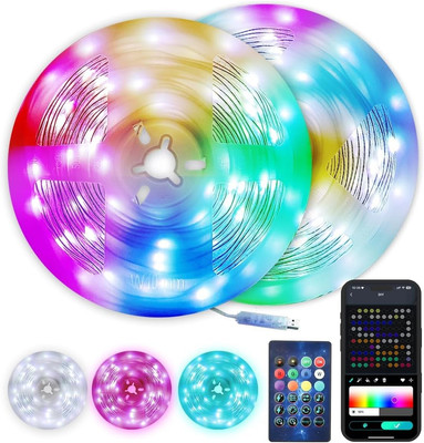 LED String Lights for Outdoor Decoration: 33 FT Colors Changing Rope Lights with