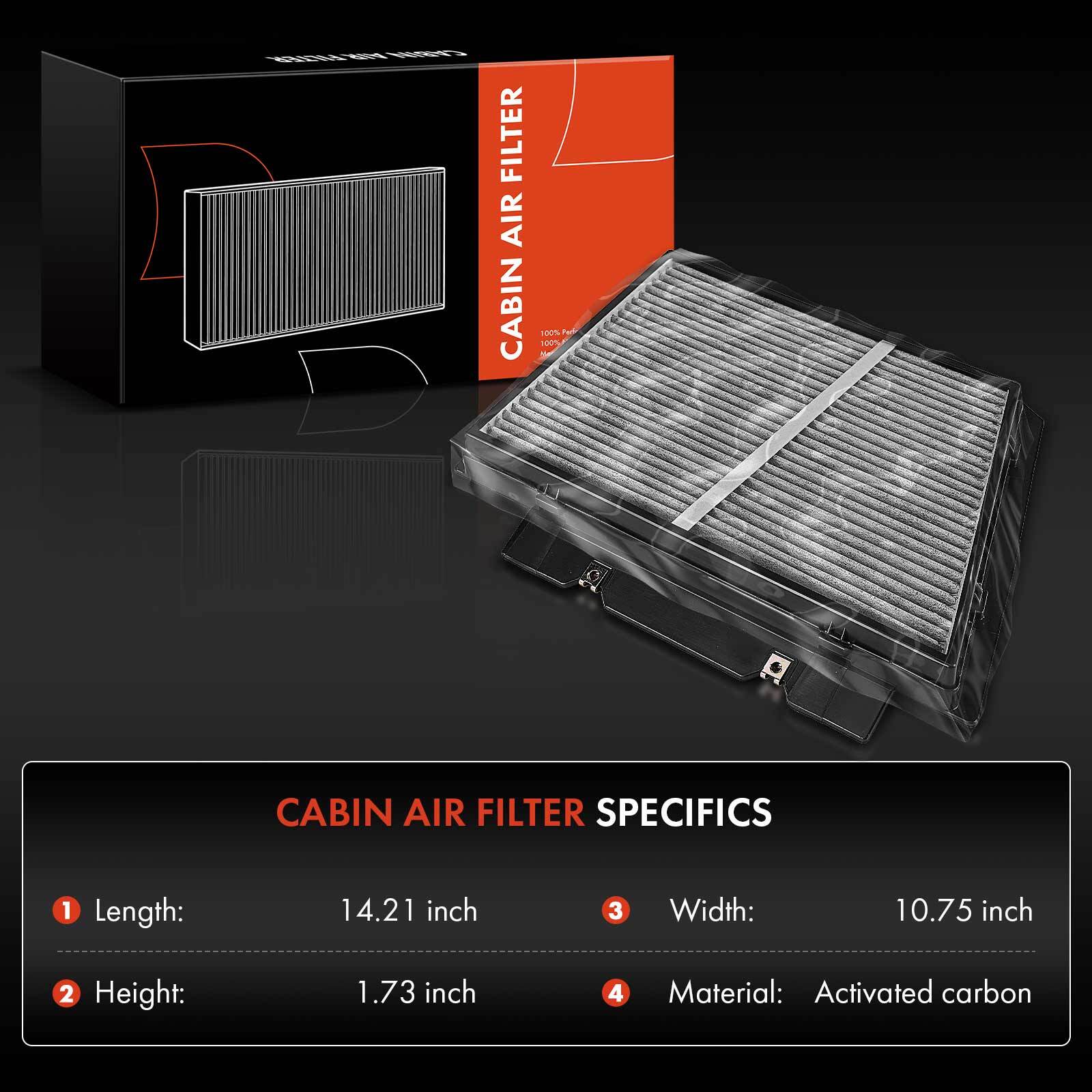 Activated Carbon Cabin Air Filter for Ram ProMaster 1500 2500 1423