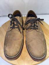 New CROWN  IVY BROWN LEATHER OXFORD MEN'S SHOES 9.5 M