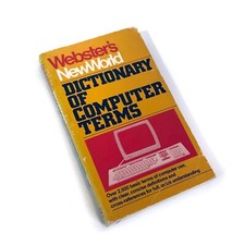 Webster's New World Dictionary of Computer Terms Vintage 1983 Paperback