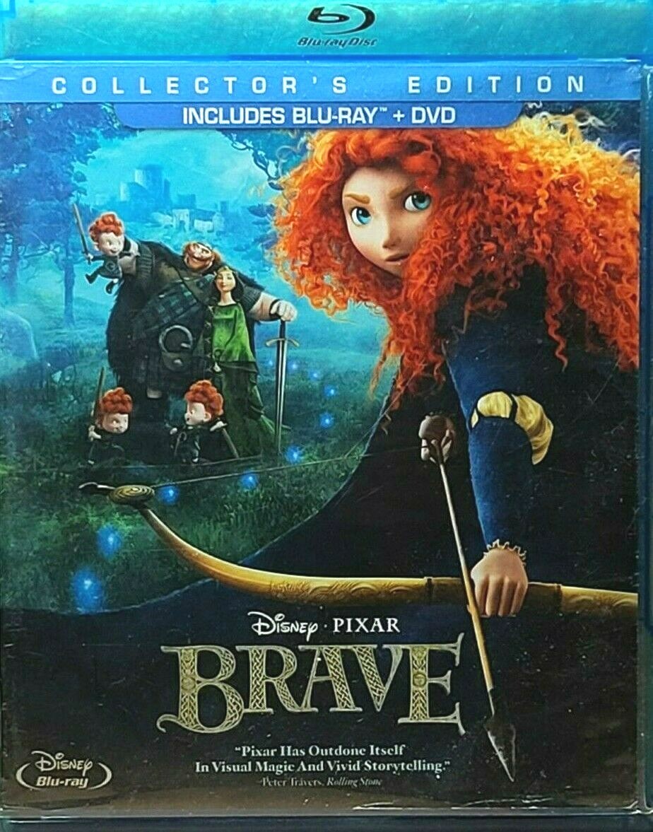 BRAVE 2012 Blu-Ray / DVD Combo Pack Set EXCELLENT / MINT CONDITION