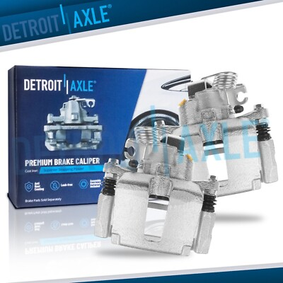 #ad #ad Pair Rear Brake Caliper w Bracket for Ford Explorer Flex Taurus Lincoln MKS MKT $134.14