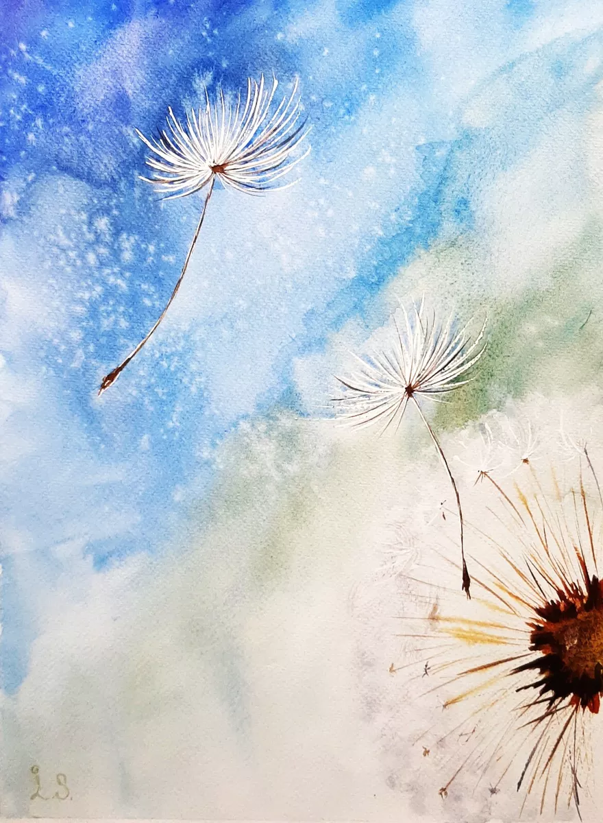 Dandelion painting sale