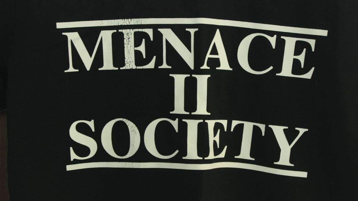 Supreme Menace II 2 Society Crewneck Sweatshirt Black Mens Est. Sz ~ S / M