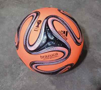 ADIDAS BRAZUCA SOCCER BALL FIFA WORLD CUP 2014 BRAZIL MATCH BALL SIZE 5