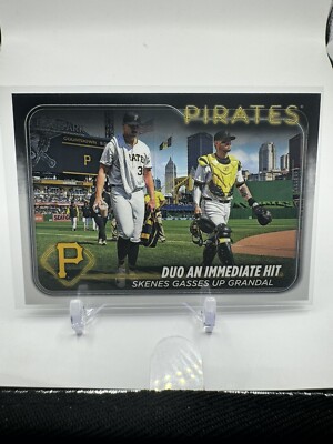 2024 Topps Update US-160 Paul Skenes & Yasmani Grandal Combo Card 