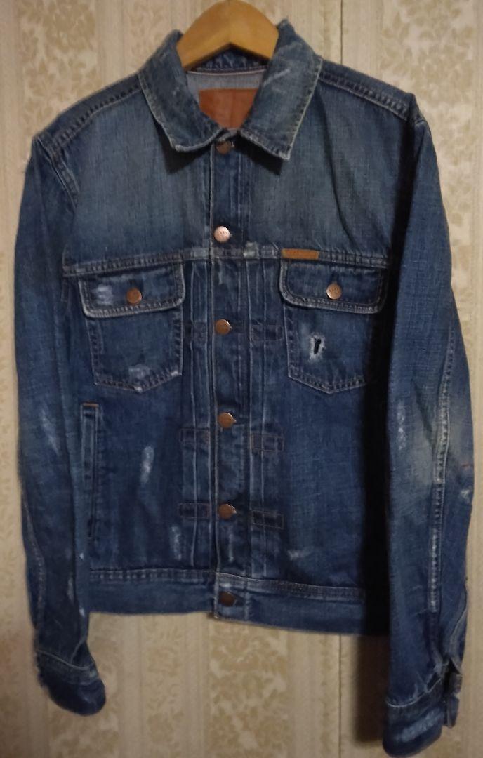 ★EZRA FITCH BLEACH CRASH DENIM JACKET★ ☆EZRA FITCH BLEACH CRASH DENIM JACKET☆