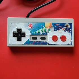 Pair Nintendo NES-004 Controllers OEM Vintage Controller A B Select Start Tested