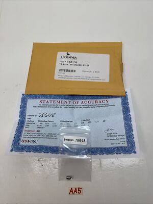 New!! Troemner 1G ECON Stain Steel Weight P/N: 61013S w/Certificate Of Accuracy