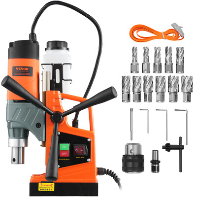 11HSS Bits Magnetic Drill 1450W 12500N Portable Mag Drill Press 850RPM 1.6''