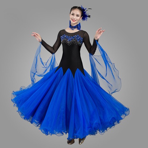 NEU Latino salsa Kleid TanzKleid Standard LatinaKleid Latein Turnierkleid#C047 - Picture 9 of 10