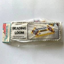 Vintage Beading Loom Kit from Eaglecrafts - NEW - incl. beads, thread & pattern