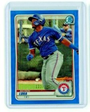 2020 Bowman Chrome Bayron Lora Blue #123/150