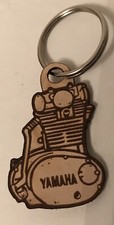 Yamaha XS 650  Leather Keyring Key Fob for Ya...