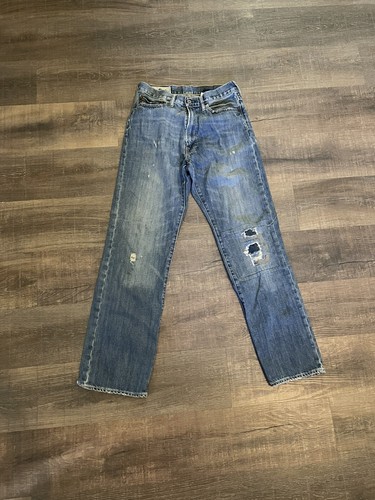 Fitch AF Flare Bootcut Blue Jeans Mens 