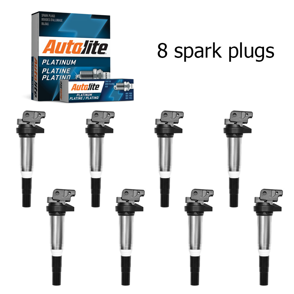 Ignition Coil  Autolite Spark Plug for BMW 640i 320i X5 X3 X6 535i 228i UF667