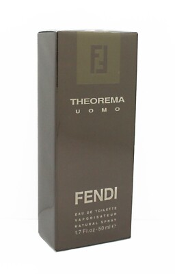 Theorema Uomo, Fendi, Eau de Toilette Natural Spray, 50ml. Neu Versiegelt