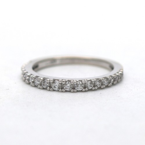 Memory Farbstein Ring 750 Gold 18 Kt Weißgold Damen Wert 480,- - Bild 4 von 6