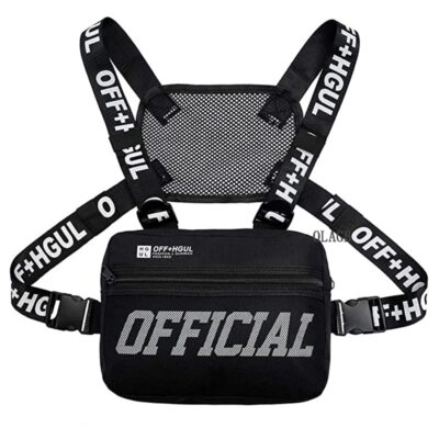 Fashion Streetwear Hip-Hop Chest Bag Tactical Two Straps Chest Rig Bags |  eBay