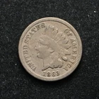 1863 C/N Indian Head Cent (ab3075)