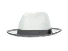 STACY ADAMS * MEN FEDORA HAT * XL * NEW POLYESTER PANAMA STYLE PORK PIE SUN SALE