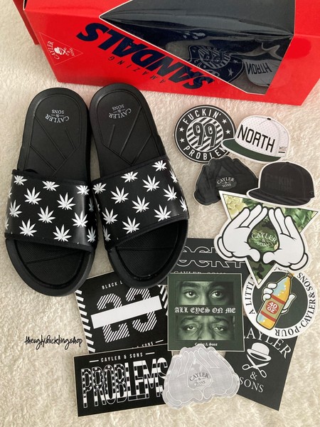 Sandalias chanclas Cayler & Sons original sandals shoes slides flip flops 40