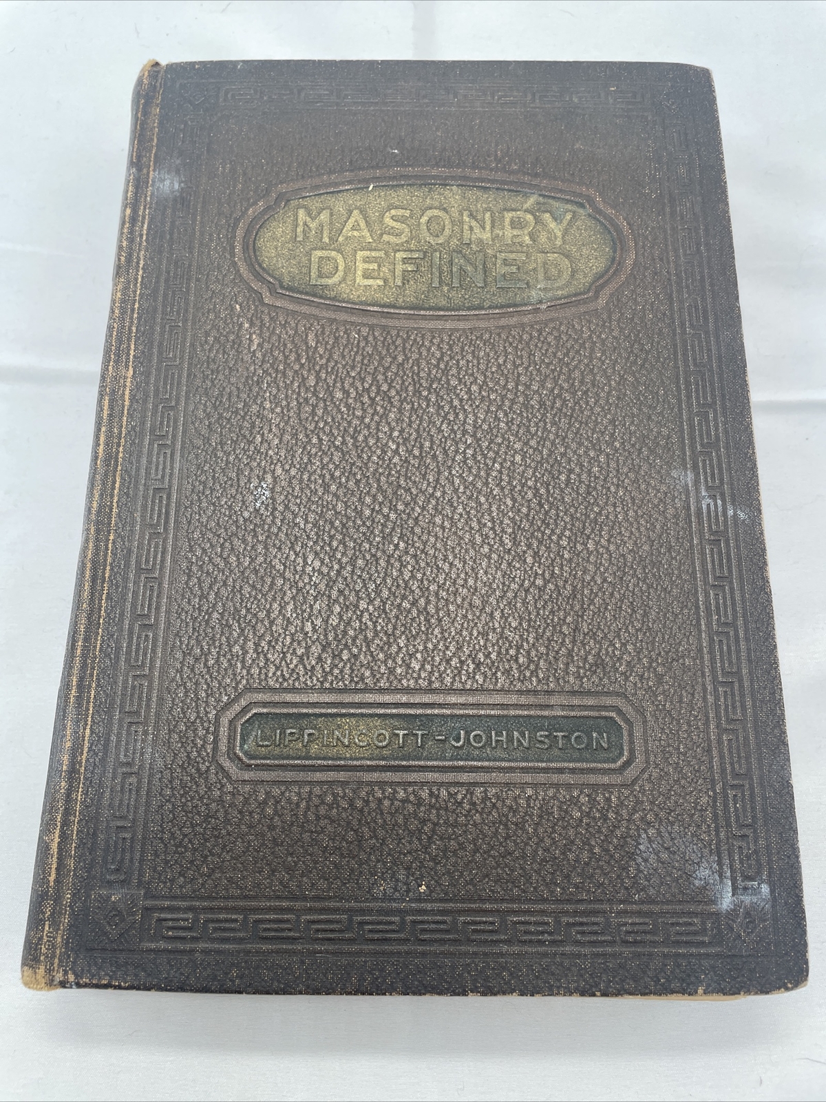 Masonry Defined Lippincott Johnston 27th Edition 1928 Masonic Book eBay