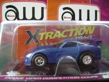 Rare NOS R 6 Sealed Auto World Blue Dodge Viper Xtraction HO Slot Car Run on AFX