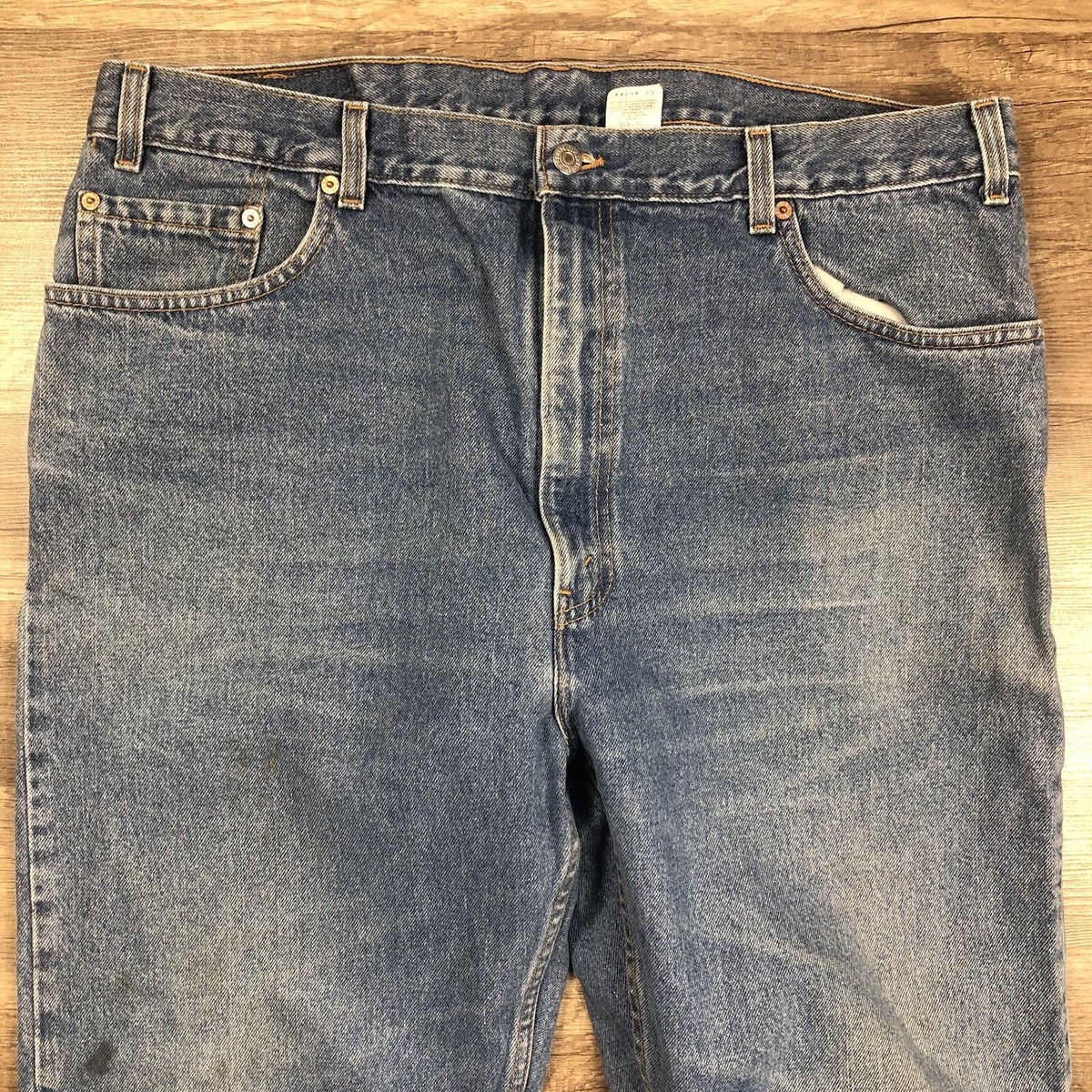 Levis 505 Jeans Mens Size 40 x 29 Blue Straight Leg Reg Fit USA