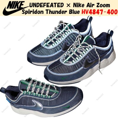 UNDEFEATED × Nike Air Zoom Spiridon Thunder Blue HV4847-400 Men's