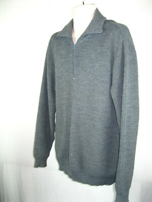 MIL-TEC HALF ZIP SWEATER TROYER ACRYLIC Sz 52 ALPINE STYLE ARMY MILITARY TOP