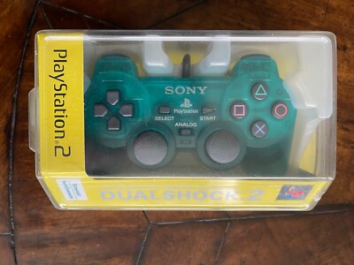 Sony PlayStation 2 Dualshock 2 Emerald Green analog Controller NEW NRB