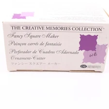 The Creative Memories Collection Fancy Square Maker Die Cut Punch Scrapbooking