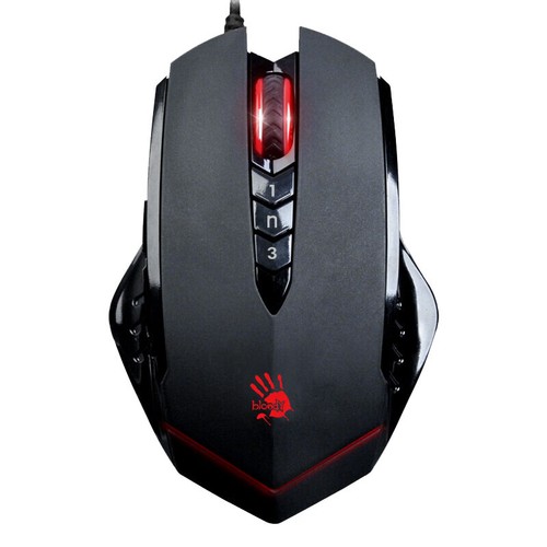 A4TECH V8M Activated Gaming Mouse Wired Blood Hand Ghost Esports Mice Big Hand