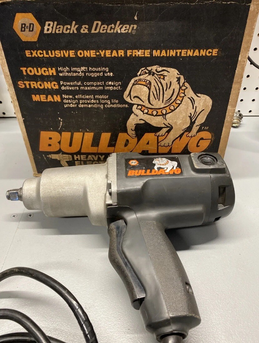 Black & Decker Bulldawg Model 651309 Type 1 1/2" Drive Electric Impact