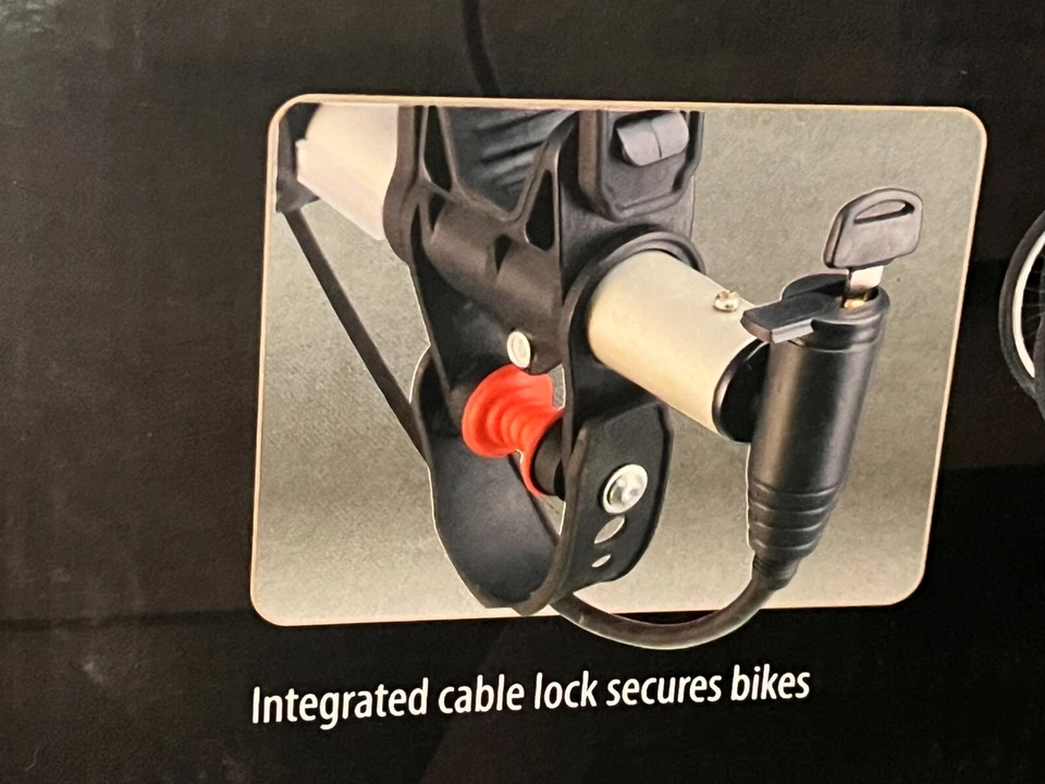 Rola TX-104 4-Bike Carrier w/Tilt and Security - Bike Rack w/Hitch Mount - Image 3 of 4