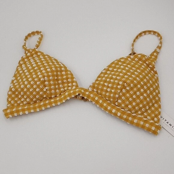 Top bralette de musgo caléndula Vichy 10/L Vitamin A para mujer y parte inferior de bikini Carmen Foto 2 de 4