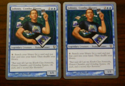 MTG Unhinged Johnny, Combo Player x2 Blue Rare (#35) Unplayed Excellent -  NM Con | eBay