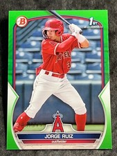 2023 Bowman 1st NEON GREEN PROSPECT ROOKIE Jorge Ruiz 288/399