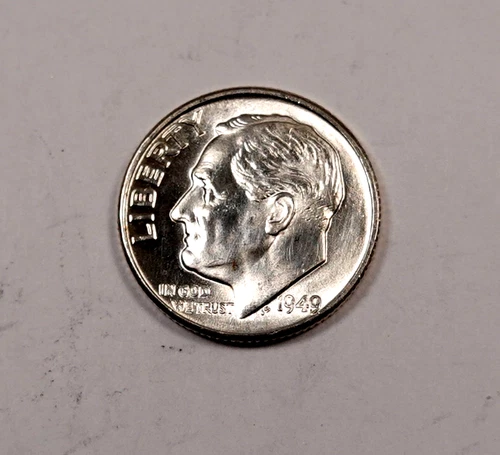 1949 Roosevelt Dime * Gem BU * Key Date! * XD272