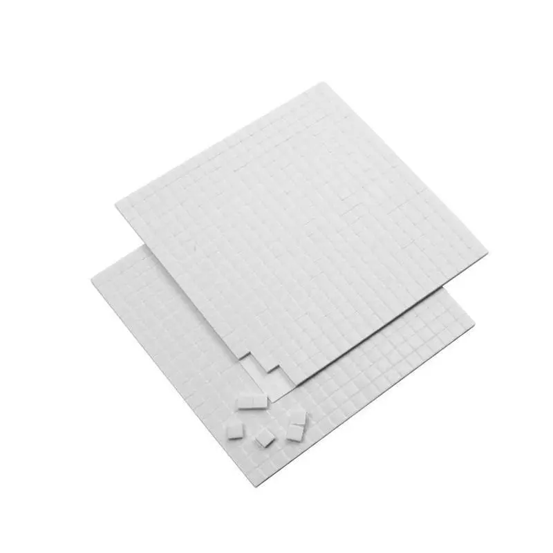 3D 400 Sticky Pads 5mm x 2mm Thick Double-Sided Adhesive Foam Card