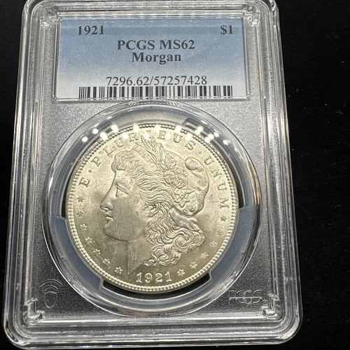 1921-S $1 Morgan Silver Dollar PCGS MS 62 - 57257428 Philadelphia