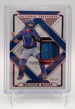 MALCOLM MOORE 2025 Panini National Treasures #TT-MM Treasured Threads /75