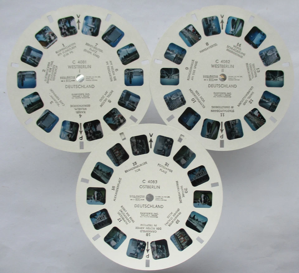 3 VIEW-MASTER 3D BILDSCHEIBEN - BERLIN - Bild 3 von 3