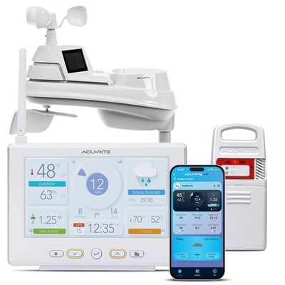 Iris Wireless Weather Station with HD Direct-To-Wi-Fi Display, Lightning Sensor,