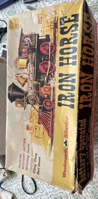 VINTAGE IRON HORSE BATTERY OPERATED TRAIN NEW WITH BOX  Woolworth Woolco RARE