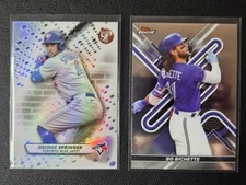 George Springer 2023 Topps Pristine Refractor +Bichette Finest  🔥