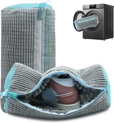 2Pcs Shoe Washing Machine Bag Cleaning Bag for All Shoe Types Laundry Shoe Bag