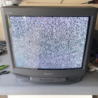 Sony Trinitron KV-20S30 20'' CRT TV Retro Gaming Tested S-Video Composite