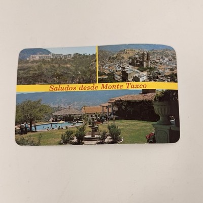 Saludos desde Monte Taxco Vintage Chrome View Postcard Guerrero, Mexico